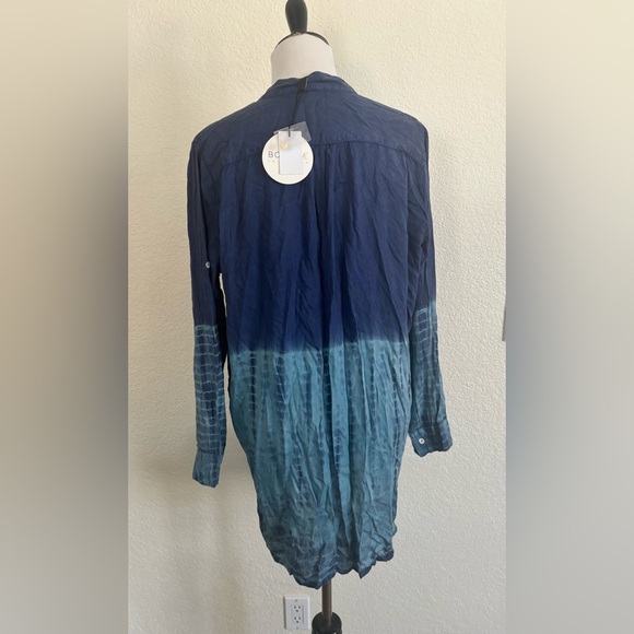 Chic Ombre Navy and Light Blue Women's Tunic - Picture 10 of 11